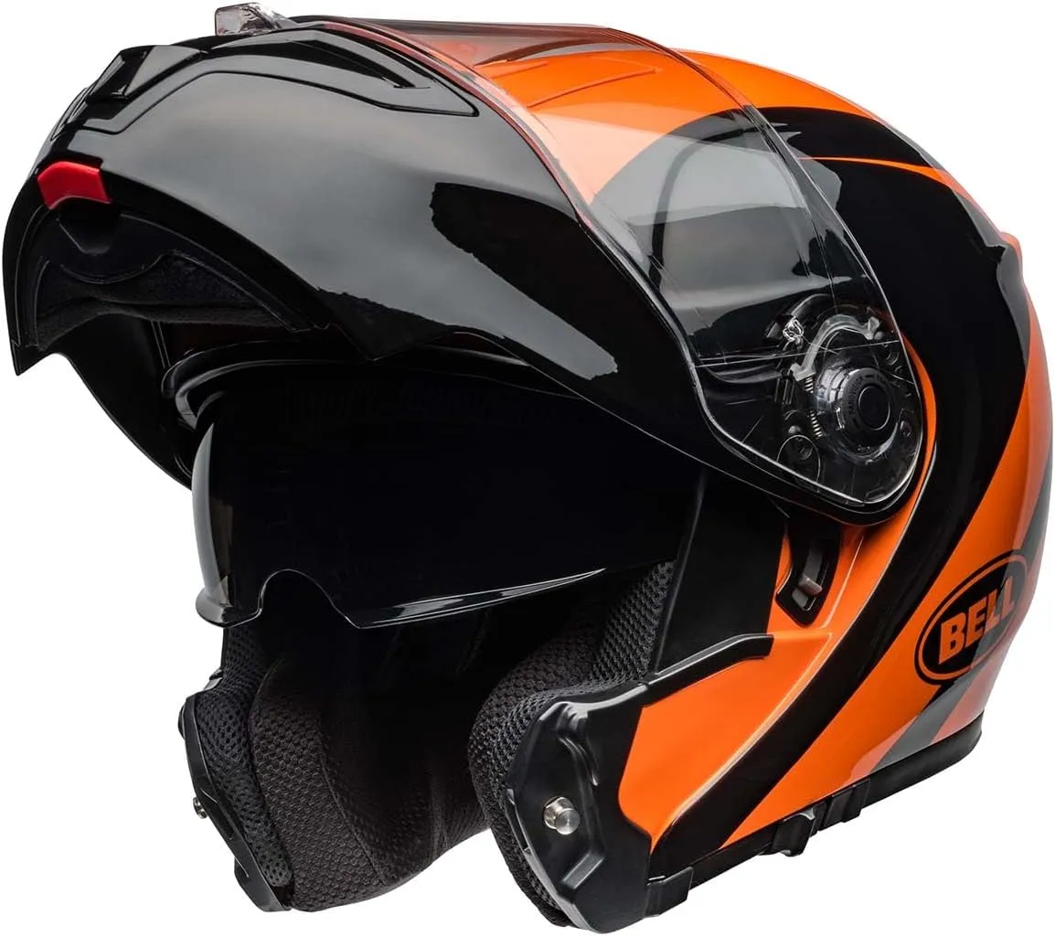BELL SRT Modular Helmet (Gloss Velo Black/Orange - Small)