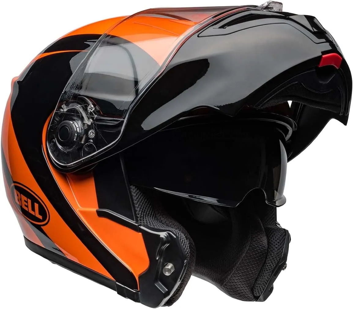 BELL SRT Modular Helmet (Gloss Velo Black/Orange - Small)