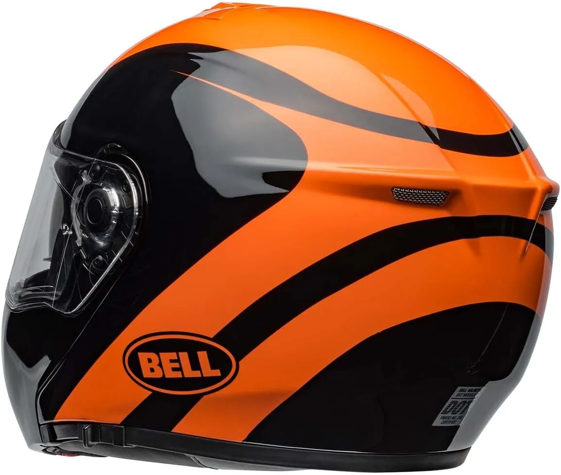 BELL SRT Modular Helmet (Gloss Velo Black/Orange - Small)