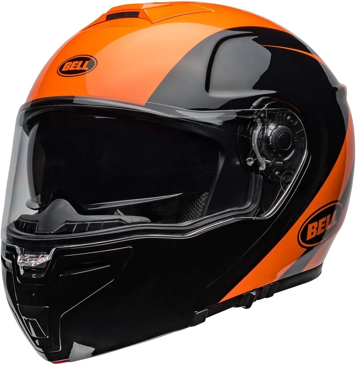 BELL SRT Modular Helmet (Gloss Velo Black/Orange - Small)