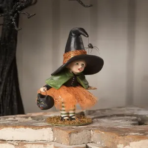 Bethany Lowe Little Lavinia Witch with Spider, TD1199