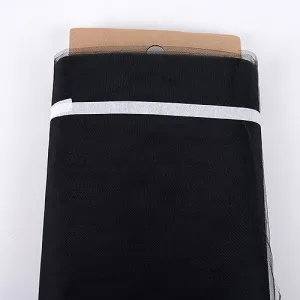 BLACK 54 Inch Tulle Bolt x 40 Yards