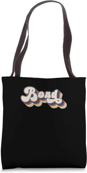 BOND Family Name Personalized Surname BOND Tote Bag