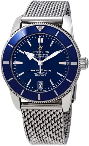 Breitling Superocean Heritage II Automatic Chronometer 42 mm Blue Dial Men's Watch AB2010161C1A1
