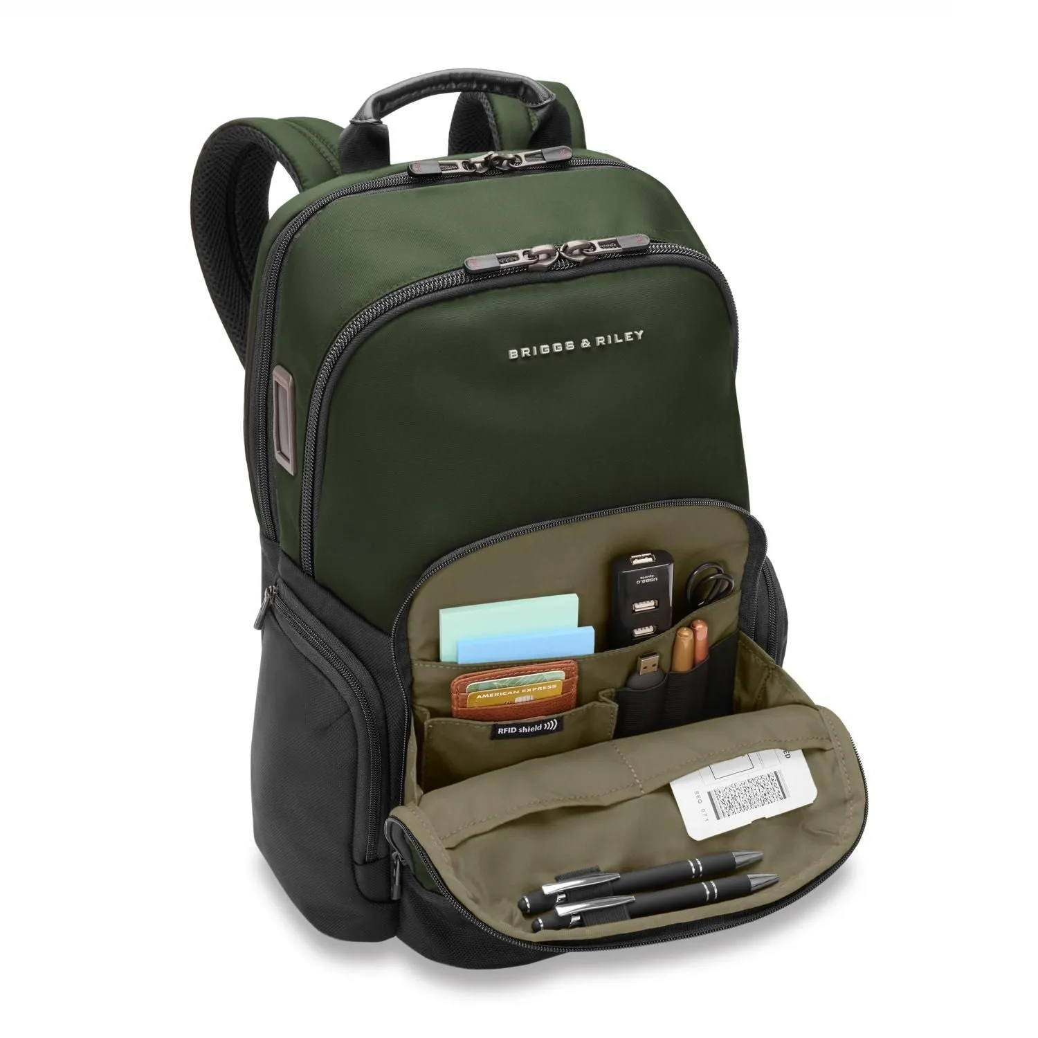 Briggs & Riley HTA Medium Cargo Backpack - Forest