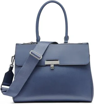 Calvin Klein Becky Tote Bag – 2 in 1, Vegan Leather, Monogram, 3 Pockets