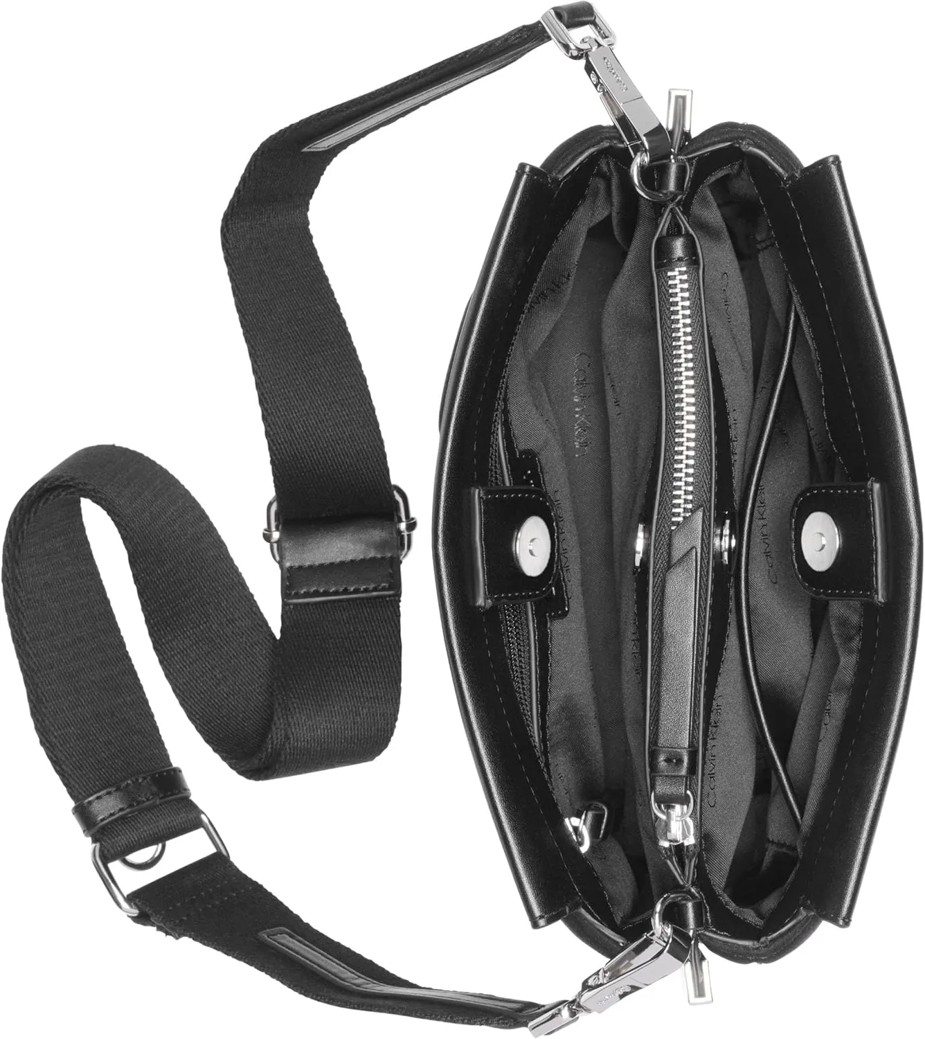 Calvin Klein Bianca Triple Compartment Crossbody