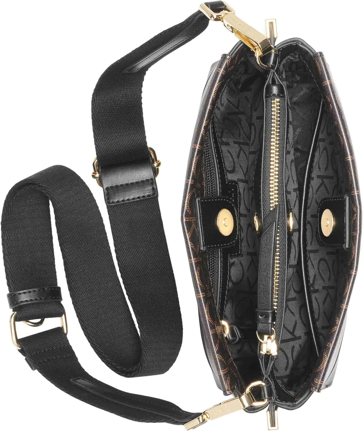 Calvin Klein Bianca Triple Compartment Crossbody