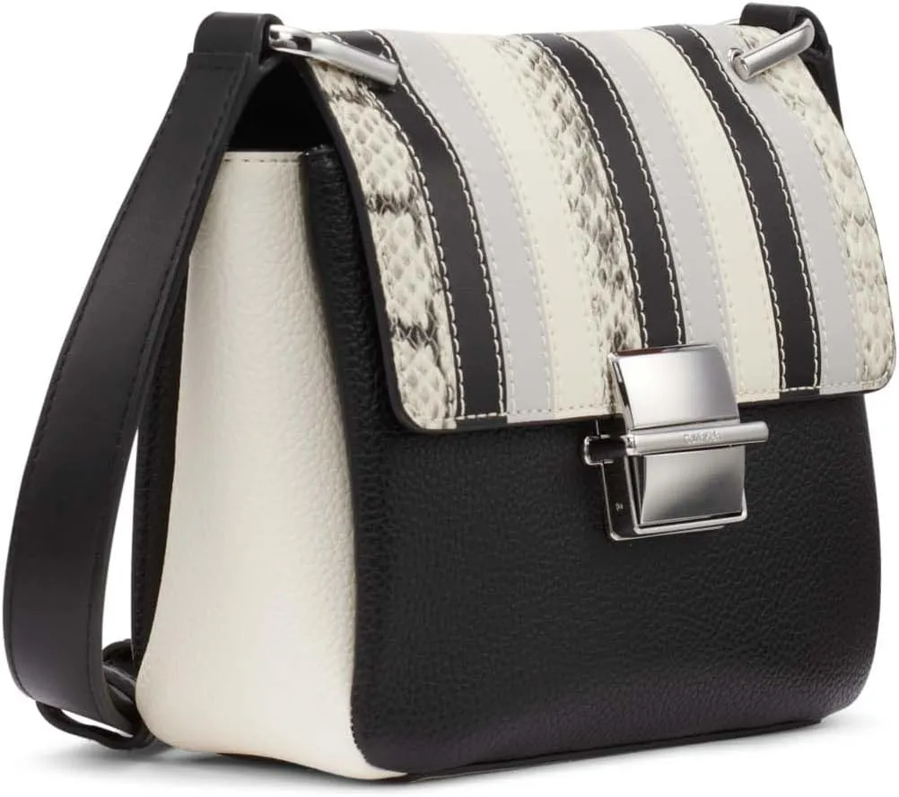 Calvin Klein Clove Triple Compartment Flap Crossbody