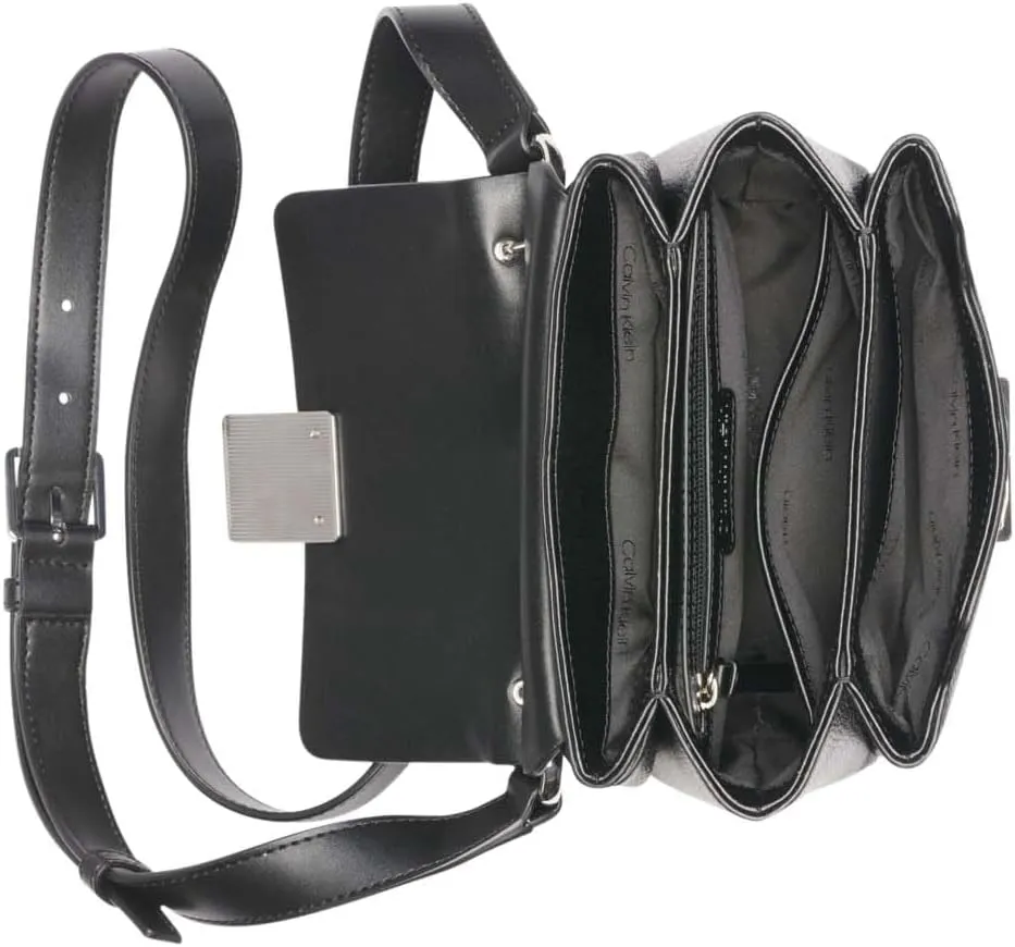 Calvin Klein Clove Triple Compartment Flap Crossbody