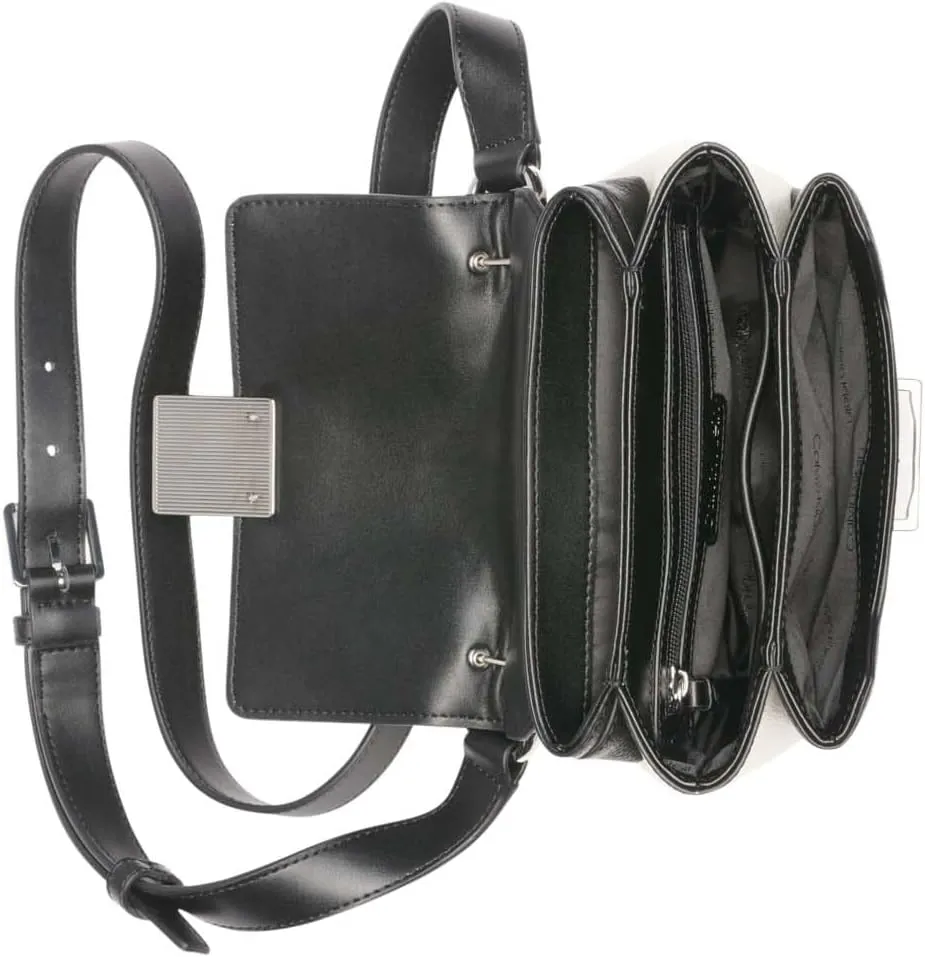 Calvin Klein Clove Triple Compartment Flap Crossbody