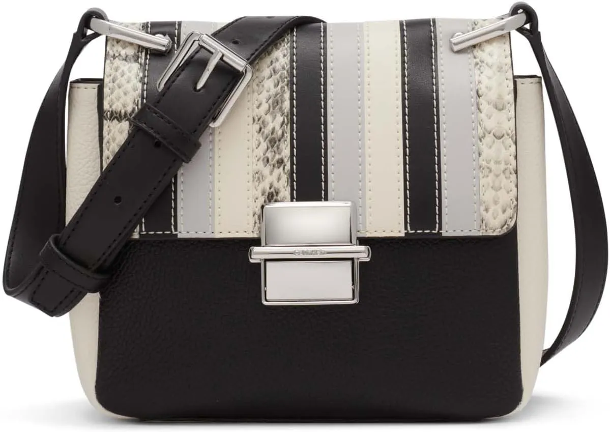 Calvin Klein Clove Triple Compartment Flap Crossbody