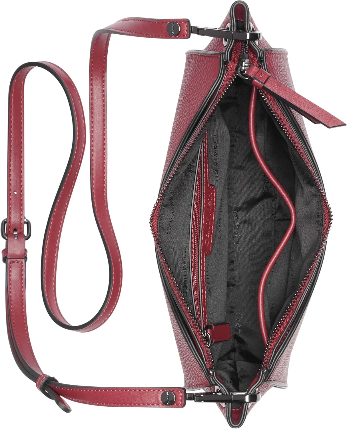 Calvin Klein Garnet Top Zip Crossbody