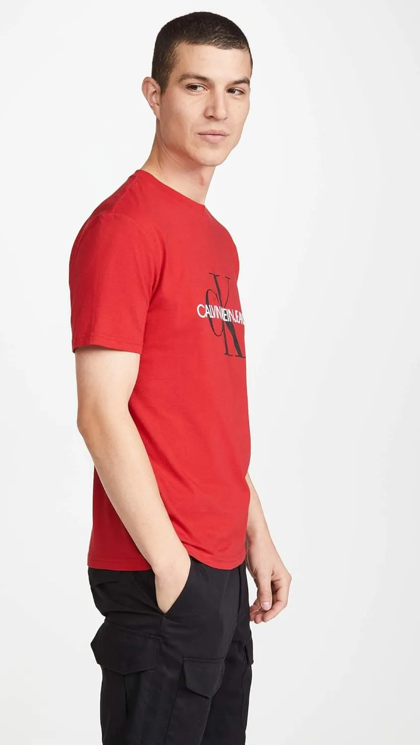 Calvin Klein Men's Monogram Ck Jeans Crewneck T-Shirt