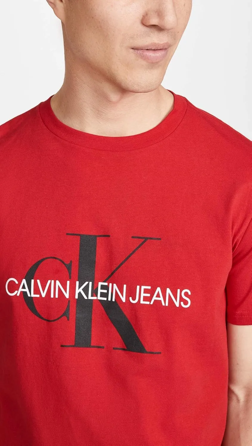 Calvin Klein Men's Monogram Ck Jeans Crewneck T-Shirt