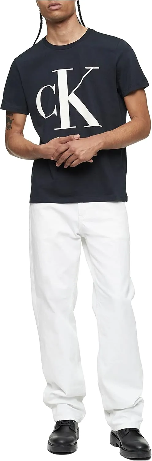 Calvin Klein Men's Monogram Ck Jeans Crewneck T-Shirt