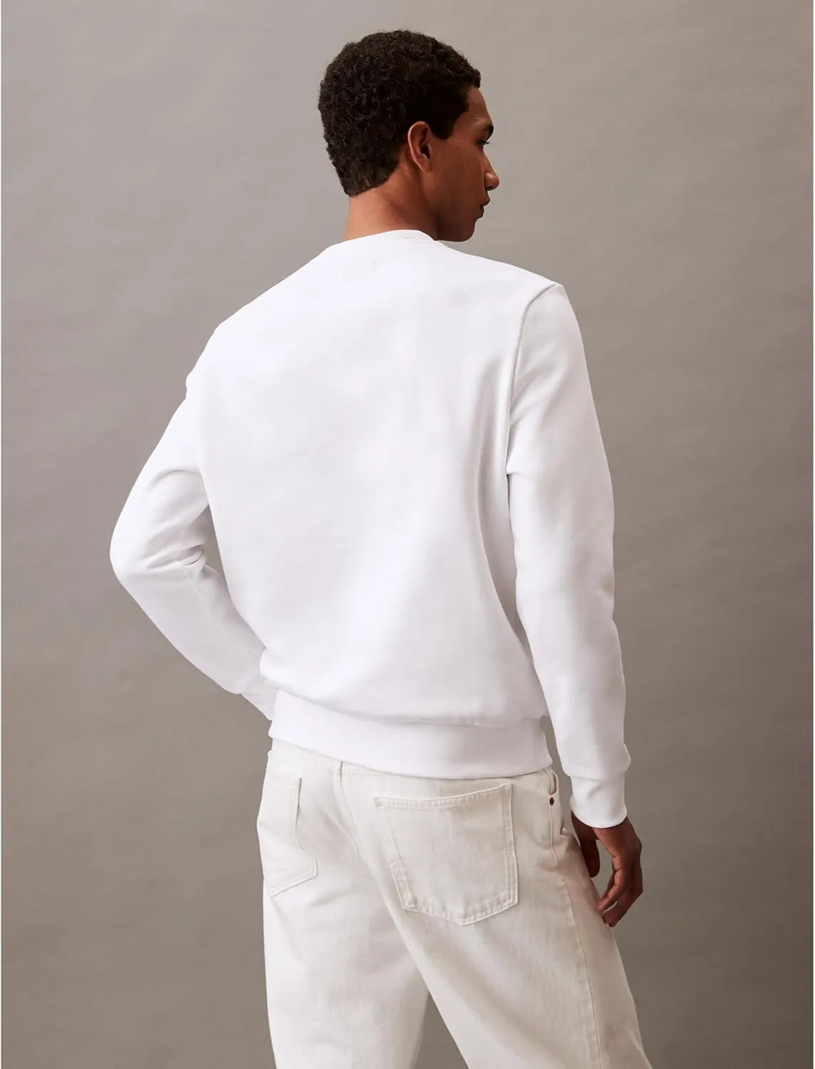 Calvin Klein Men's Monogram Logo Crewneck Sweatshirt