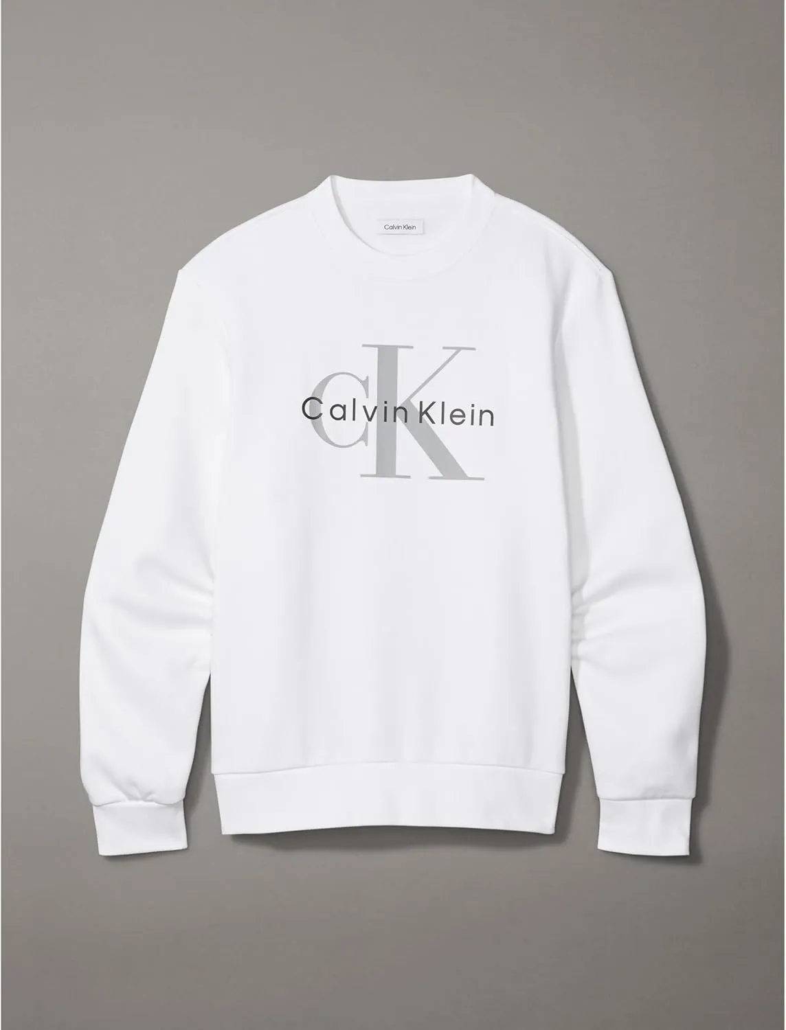 Calvin Klein Men's Monogram Logo Crewneck Sweatshirt