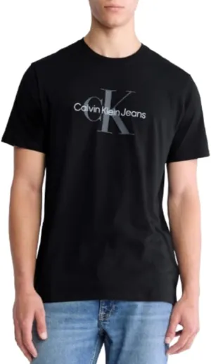 Calvin Klein Men's Monogram Logo Crewneck T-Shirt