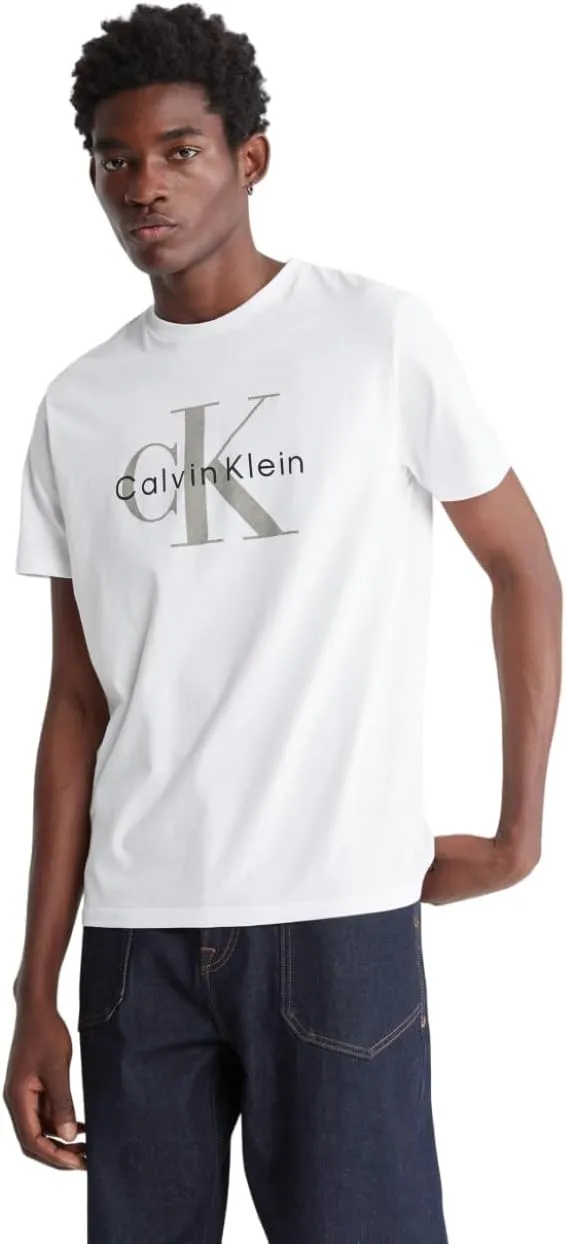 Calvin Klein Men's Monogram Logo Crewneck T-Shirt