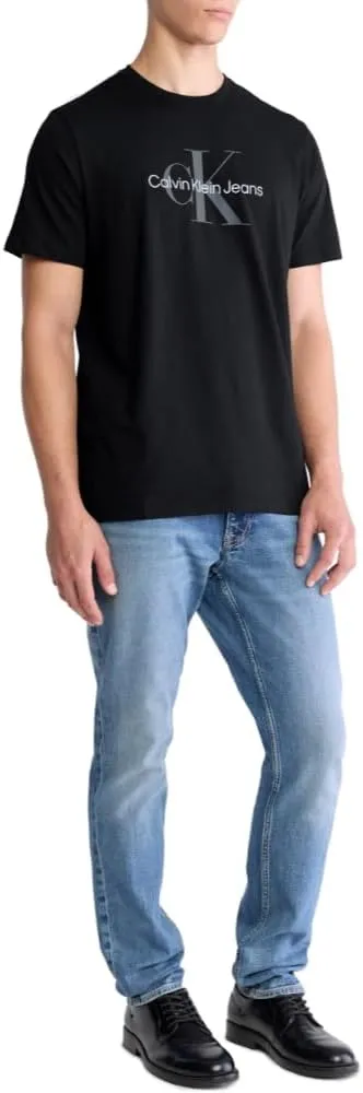 Calvin Klein Men's Monogram Logo Crewneck T-Shirt