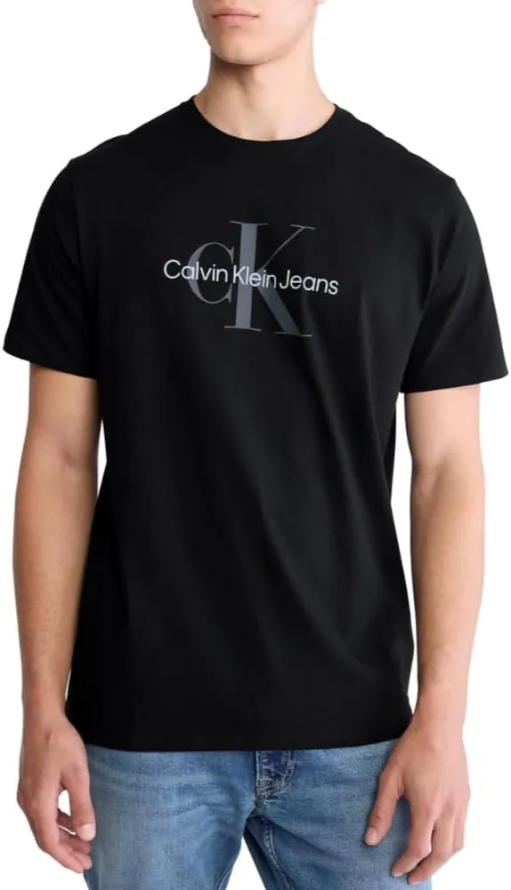 Calvin Klein Men's Monogram Logo Crewneck T-Shirt
