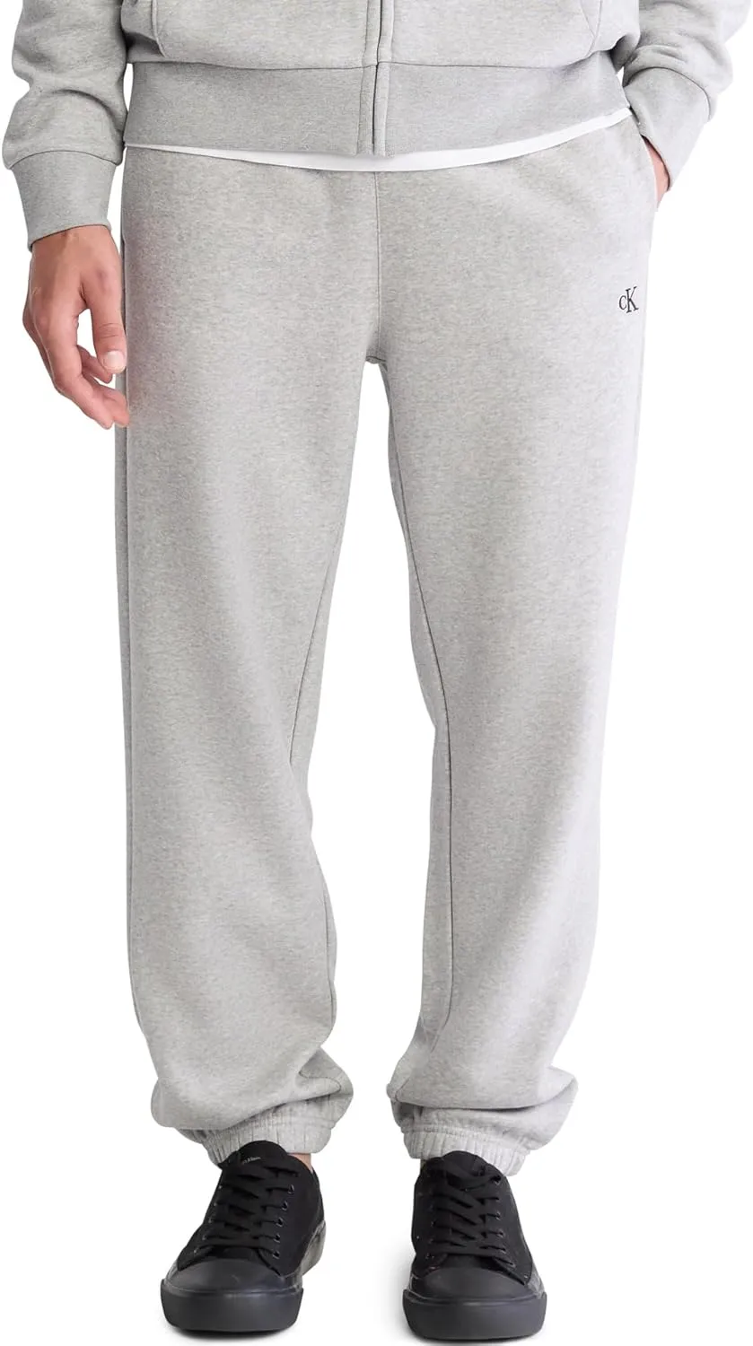 Calvin Klein Men's Monogram Logo Fleece Joggers