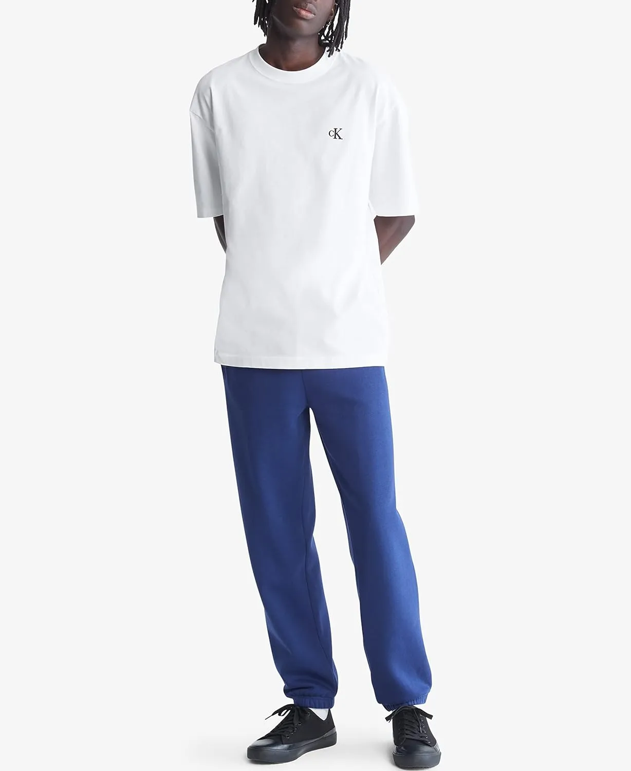 Calvin Klein Men's Monogram Logo Fleece Joggers