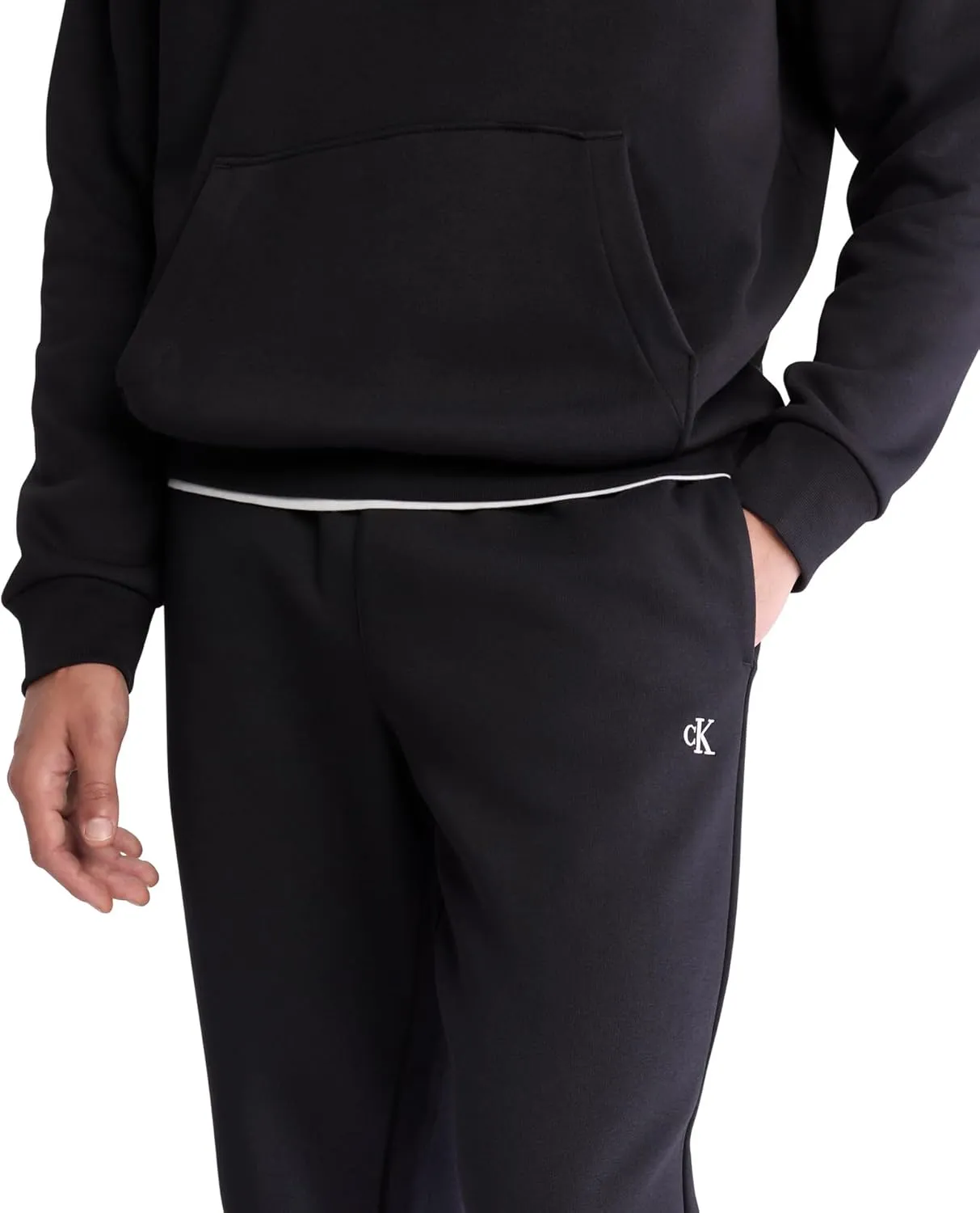 Calvin Klein Men's Monogram Logo Fleece Joggers