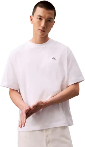 Calvin Klein Men's Relaxed Fit Monogram Logo Crewneck T-Shirt