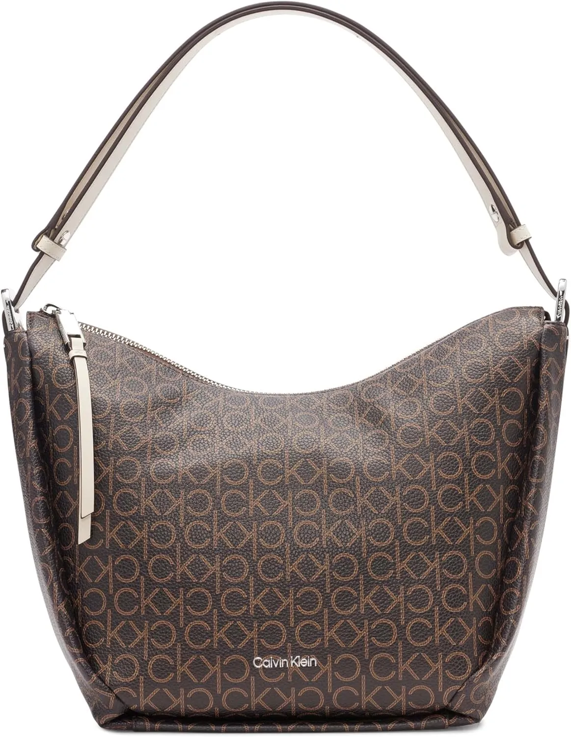 Calvin Klein Prism Top Zip Convertible Hobo Shoulder Bag