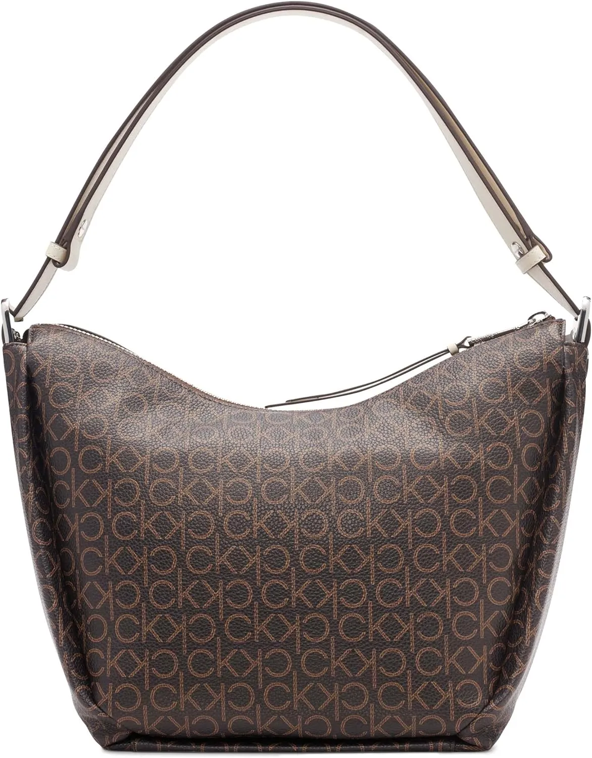 Calvin Klein Prism Top Zip Convertible Hobo Shoulder Bag