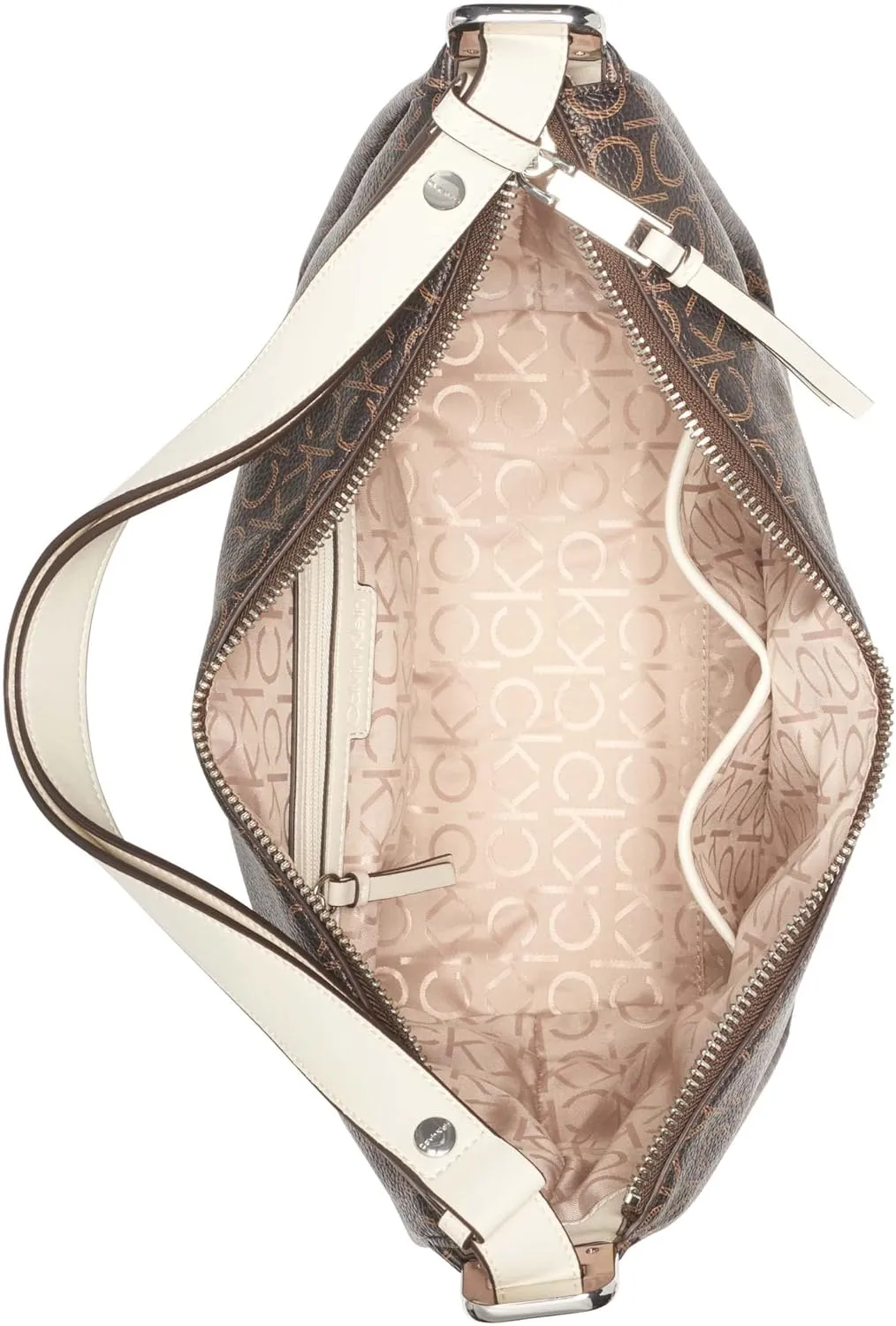 Calvin Klein Prism Top Zip Convertible Hobo Shoulder Bag