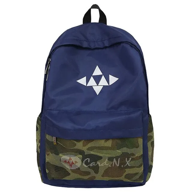Camo Backpack Unisex (Various Colors)