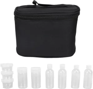 Camping Jars Sets, Camping kit Canvas Travel Seasoning container portable bag for Salt Sugar Dry for Home or Outdoor