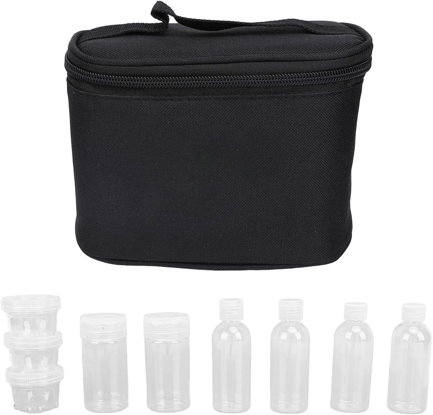 Camping Jars Sets, Camping kit Canvas Travel Seasoning container portable bag for Salt Sugar Dry for Home or Outdoor