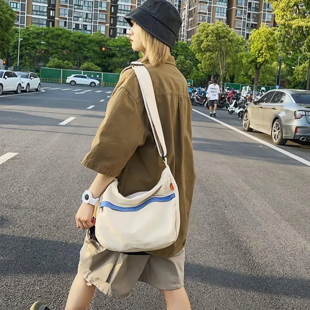 Canvas Tote Bag for Women Men Unisex Purses Women's Crossbody Handbags Hobo Shoulder Bag for Teen Girls…
