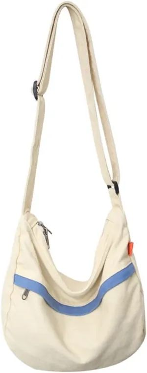 Canvas Tote Bag for Women Men Unisex Purses Women's Crossbody Handbags Hobo Shoulder Bag for Teen Girls…