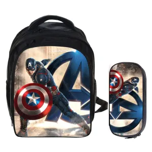 Captain America  School Bag