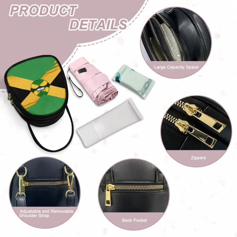 Cell Phone Purse Crossbody Bag for Women, Small Travel Purses Vegan PU Leather Top Handle Shoulder Handbag