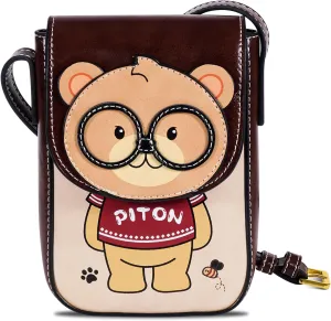 Cell Phone Purse,Small Crossbody Bag for Women,Cute Leather Handbag with Adjustable Strap for Travel Work Daily