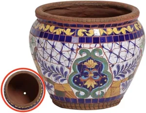 Ceramic Flower pots,Outdoor/Indoor Featured Multi-Size Large Flower Pot Floor Potted Large Bonsai Planter Green Plant Plant Pot Ceramic Flower Pot EUR,C-Small (H M)
