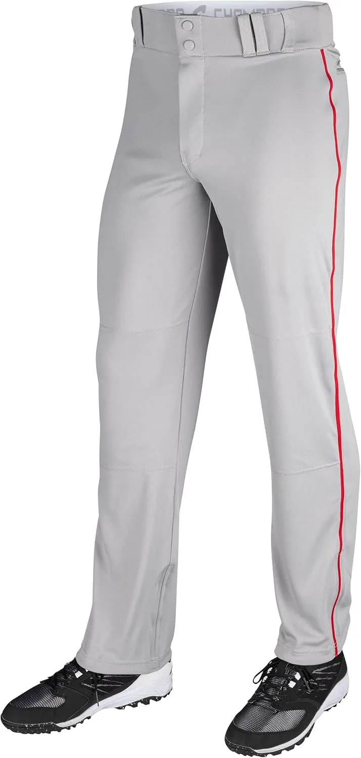 CHAMPRO Triple Crown Open Bottom Piped Adult Baseball Pants