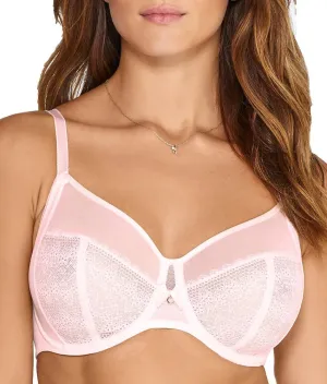 Chantelle Revele Moi Side Support Bra 34F, Blushing Pink