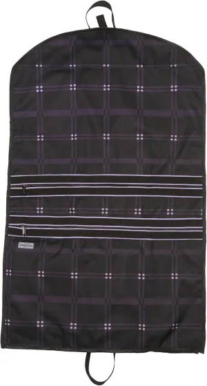 Chestnut Bay 3″ Gusset Garment Bag (Black Plaid)