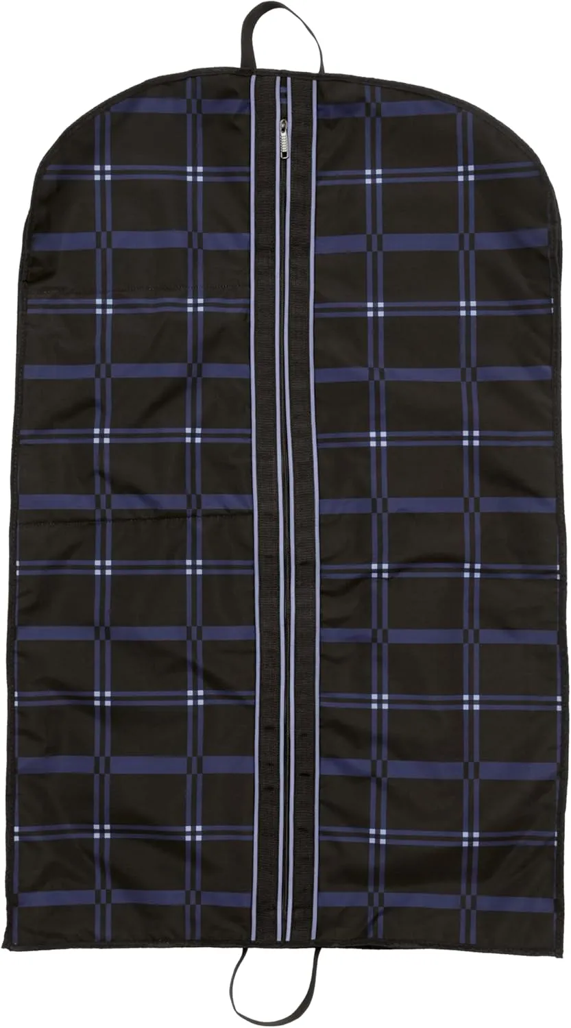 Chestnut Bay 3″ Gusset Garment Bag (Bluenote Plaid)