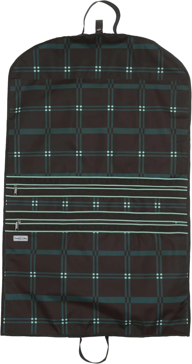 Chestnut Bay 3″ Gusset Garment Bag (Hunter Plaid)