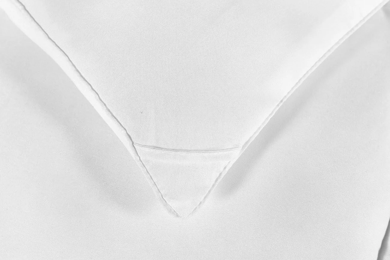 Chezmoi Collection Medium Warmth White Down Alternative Comforter Duvet Insert, Corner Tabs, Queen Size