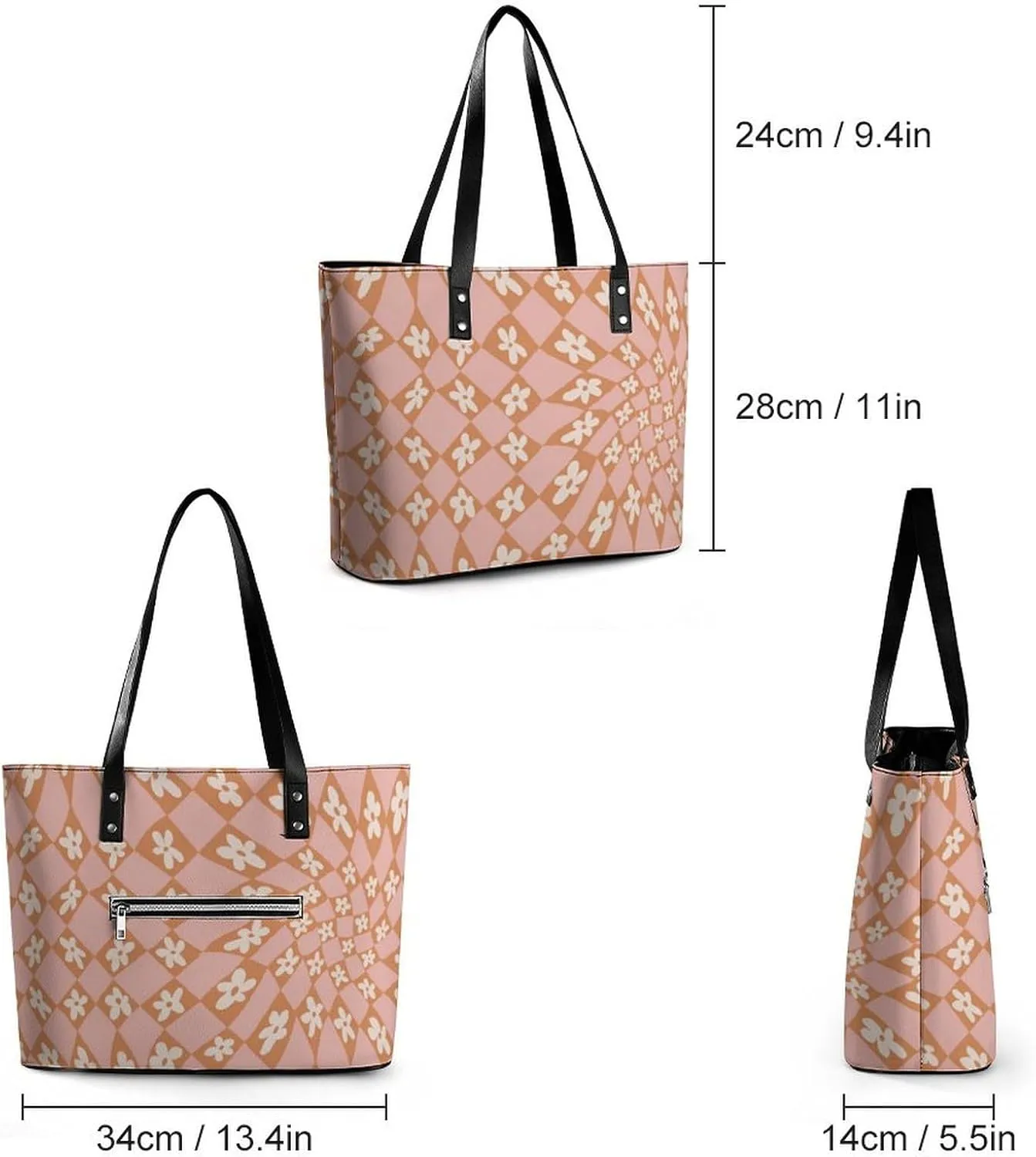 Clan MacArthur Arthur Large Capacity Portable Leather Handbag