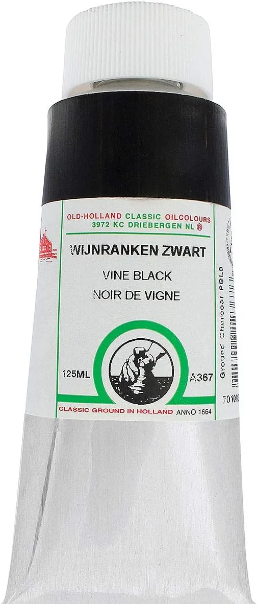 Classic Oil Color - Vine Black, 125 ml tube